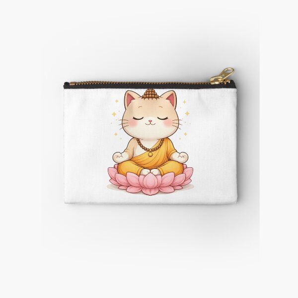 Item preview, Zen Ginger Cat Buddha Meditating Peacefully designed and sold by  Cat Lady.