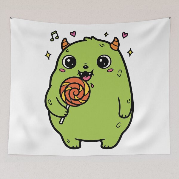 Item preview, Cute Baby Monster Green designed and sold by LOVE, AMY.