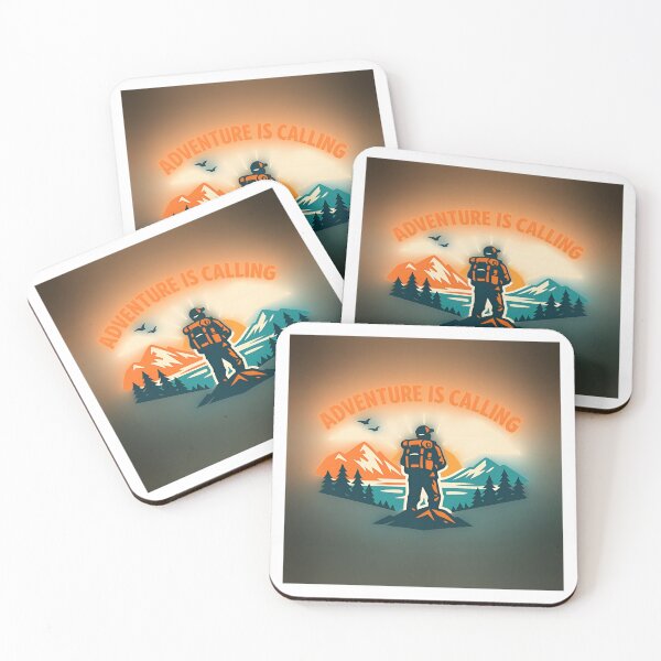 Item preview, Adventure Is Calling – Mountain Travel Graphic  Design designed and sold by DesignRush786.