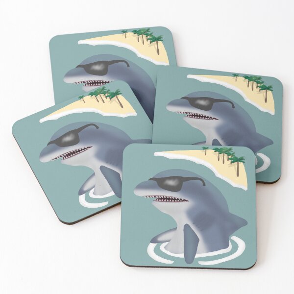 Item preview, Danvant- Shark on the beach  designed and sold by Daniel Vasco.