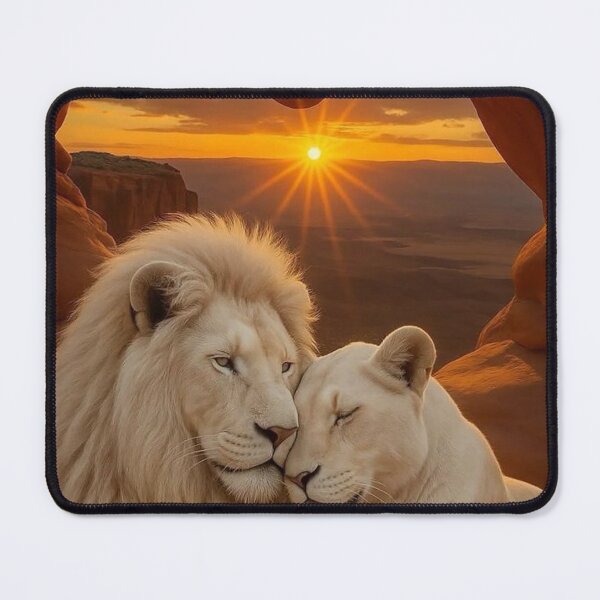 Item preview, Lion and Lioness in Love – Sunset Heart Rock Formation designed and sold by AmetistLight.