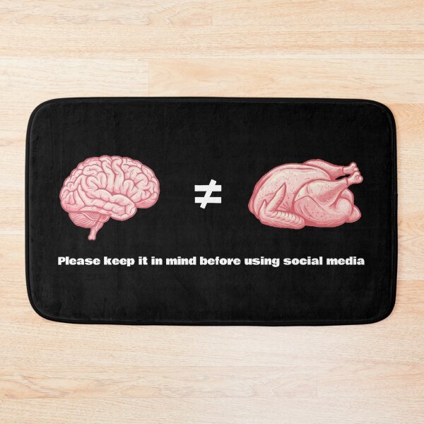 Item preview, Social Media: Your brain is not a turkey designed and sold by sSk616.