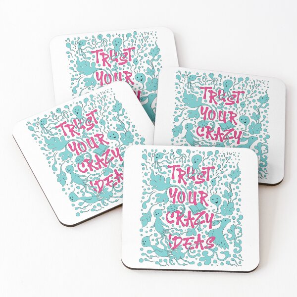 Item preview, Trust Your Crazy Ideas Motivational Quote designed and sold by Art-Idom.
