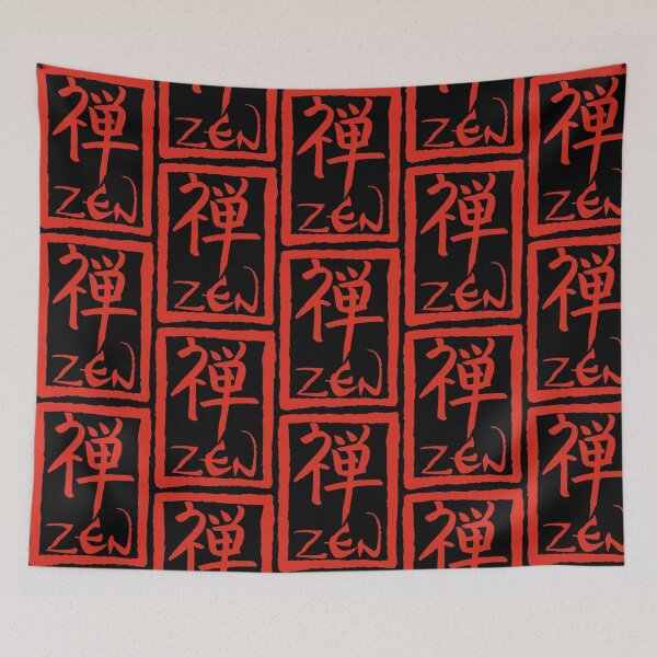 Item preview, Zen in Japanese (red) designed and sold by Lagueny.