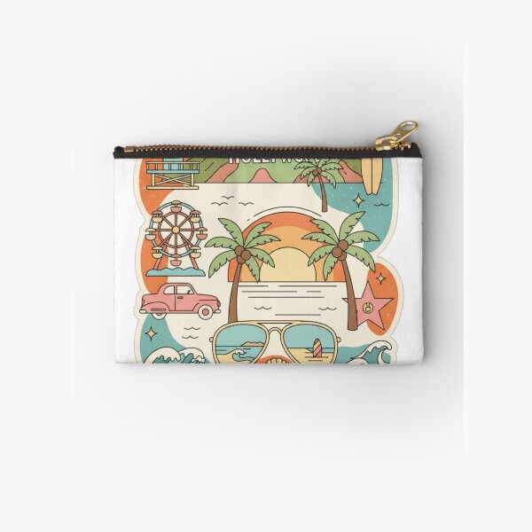 Item preview, Los Angeles Doodle Sticker | Retro California City Art designed and sold by Imaginarium of Chaos falcon88 .