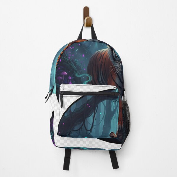 Item preview, Crimson Tiger in Shadowy Jungle – Dark Fantasy Wildlife designed and sold by NeoTeeFusion.