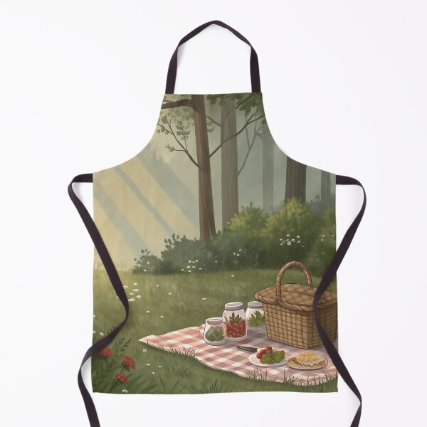Item preview, Cottagecore Forest Edge Picnic designed and sold by Bionson Art.