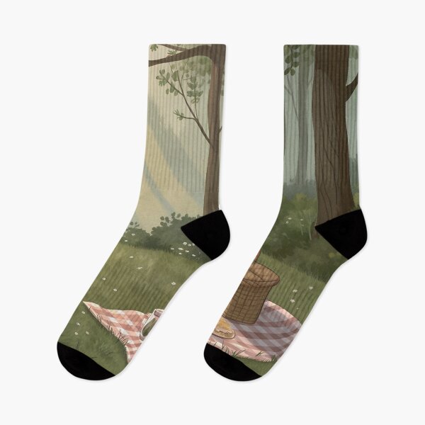 Item preview, Cottagecore Forest Edge Picnic designed and sold by Bionson Art.