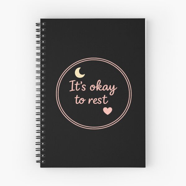Item preview, It’s Okay to Rest – Mental Health Minimal Badge designed and sold by Napini.