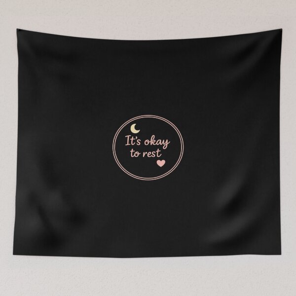 Item preview, It’s Okay to Rest – Mental Health Minimal Badge designed and sold by Napini.