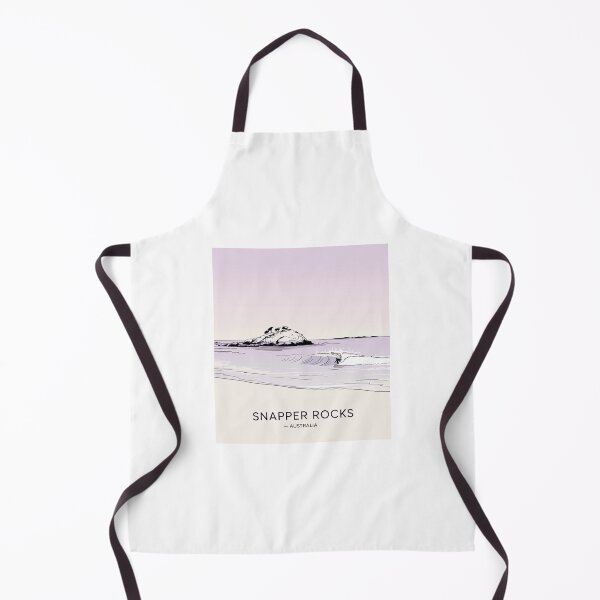 Item preview, Snapper Rocks Australia Minimalist Surf Art - Hand Drawn Gold Coast designed and sold by CircinusStore.
