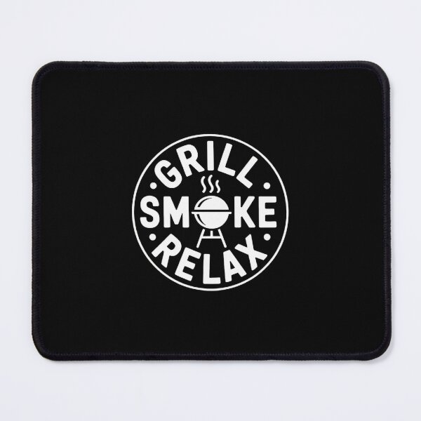 Item preview, Grill Smoke Relax BBQ Quote designed and sold by MagicWander.