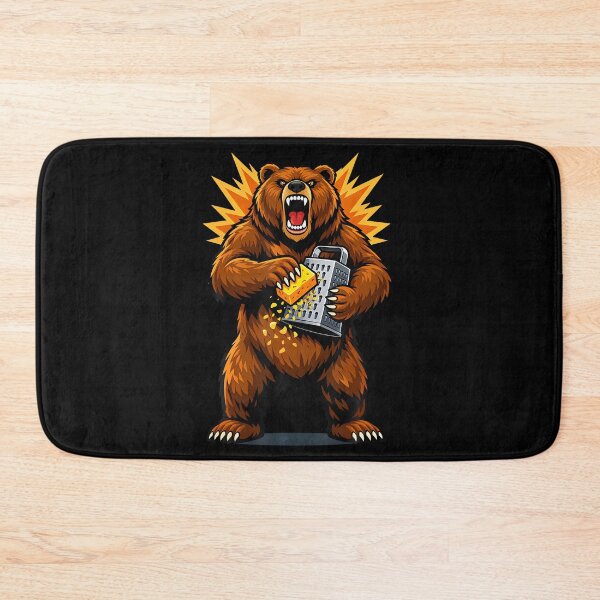 Item preview, Angry Bear Grating Cheese Grater Hater designed and sold by stanton88.