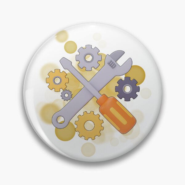 Item preview, Screwdriver, Wrench & Gears – Retro Mechanical Illustration designed and sold by iamKRUK.