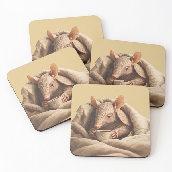 Item preview, Resi the Armadillo – You Are Safe Here | A Cozy Companion for Calm Moments designed and sold by Zajumaris Art & Heart.