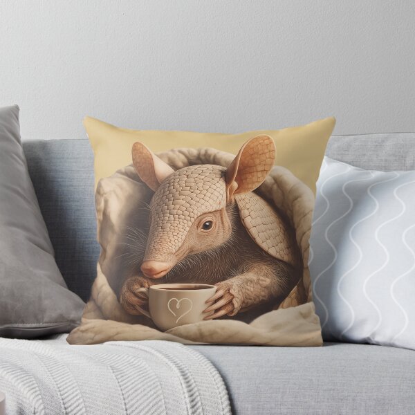 Item preview, Resi the Armadillo – You Are Safe Here | A Cozy Companion for Calm Moments designed and sold by Zajumaris Art & Heart.