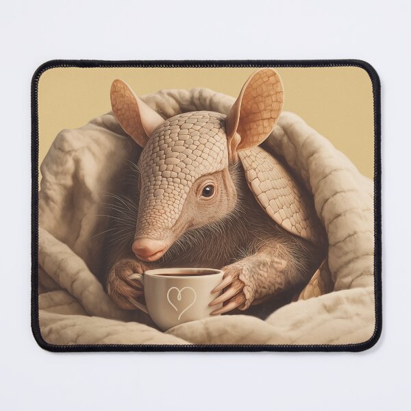 Item preview, Resi the Armadillo – You Are Safe Here | A Cozy Companion for Calm Moments designed and sold by Zajumaris Art & Heart.