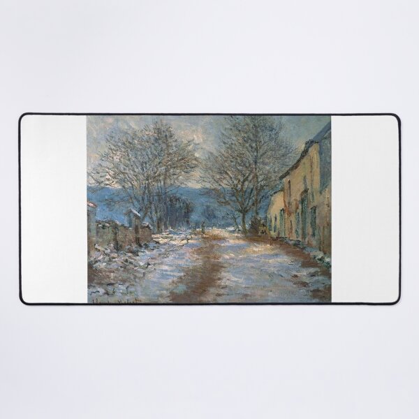 Item preview, Snow Effect at Limetz – Claude Monet | Winter Impressionist Landscape designed and sold by Art Outlaws.