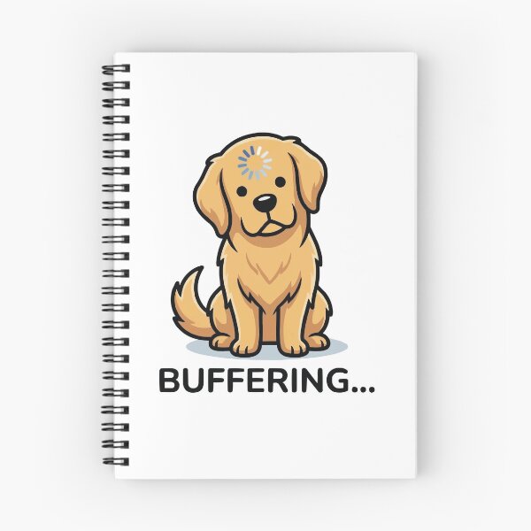 Item preview, Brain Cell Loading - Golden Retriever Buffering designed and sold by Petzzz.