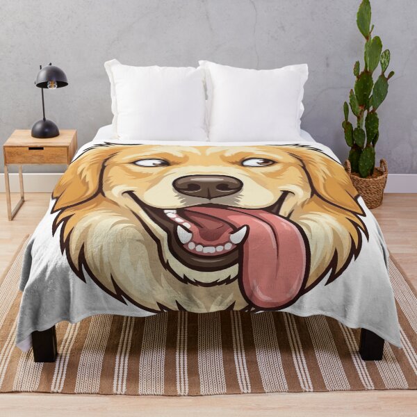 Item preview, Head Empty Just Vibes - Funny Golden Retriever Meme designed and sold by Petzzz.