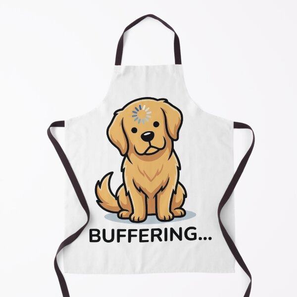 Item preview, Brain Cell Loading - Golden Retriever Buffering designed and sold by Petzzz.