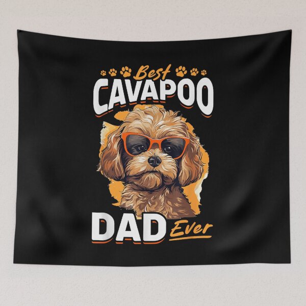 Item preview, Cavapoo Dog Breed Pet Best Cavapoo Dad Ever for Mom Dad Kids designed and sold by SALI MANI.