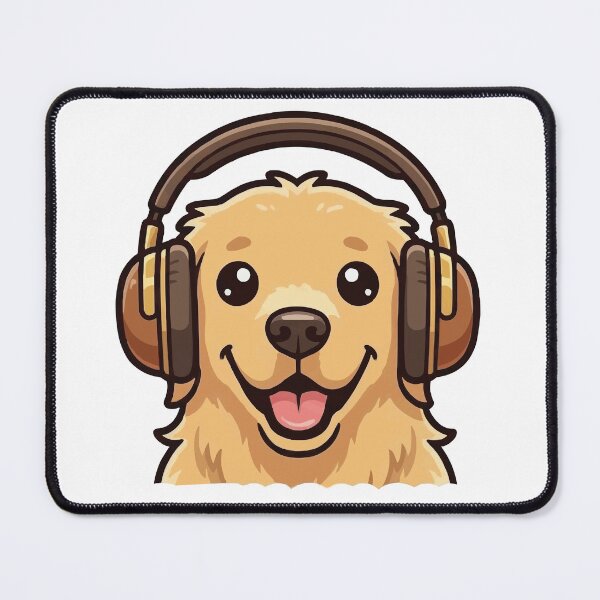 Item preview, Elevator Music In Head - Clueless Golden Retriever designed and sold by Petzzz.