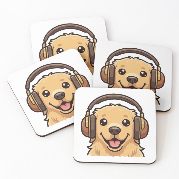 Item preview, Elevator Music In Head - Clueless Golden Retriever designed and sold by Petzzz.