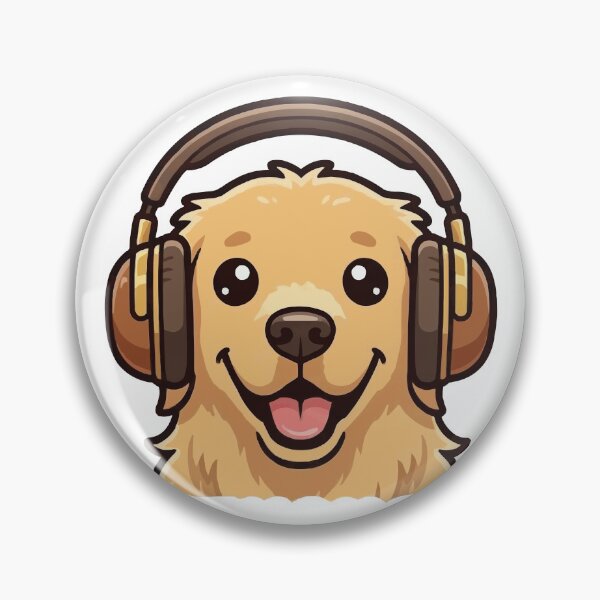 Item preview, Elevator Music In Head - Clueless Golden Retriever designed and sold by Petzzz.