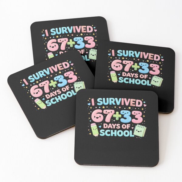 Item preview, I Survived 67 + 33 Days Of School Funny Teacher designed and sold by SofenArt.