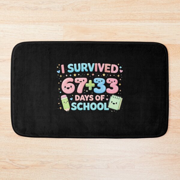 Item preview, I Survived 67 + 33 Days Of School Funny Teacher designed and sold by SofenArt.