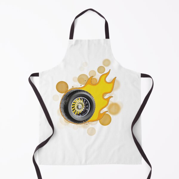 Item preview, Burning Tire in Flames – Realistic Fire Wheel Graphic designed and sold by iamKRUK.