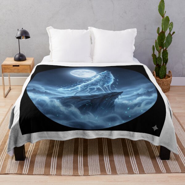 Item preview, Mystic Deer Under Full Moon – Dark Fantasy Wildlife designed and sold by NeoTeeFusion.