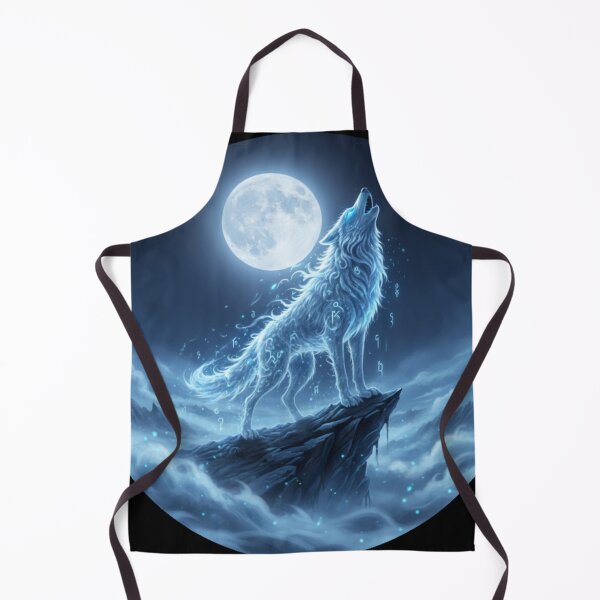 Item preview, Mystic Deer Under Full Moon – Dark Fantasy Wildlife designed and sold by NeoTeeFusion.
