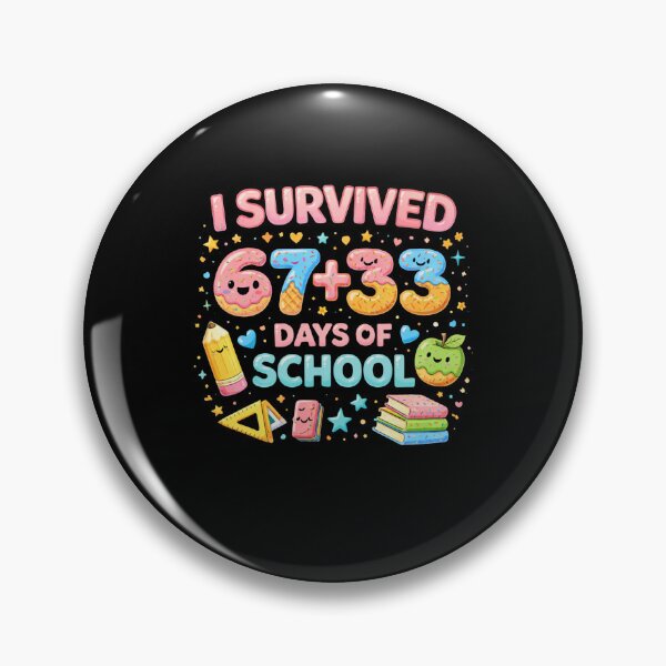 Item preview, I Survived 67 + 33 Days Of School Teacher Student Humor designed and sold by SofenArt.