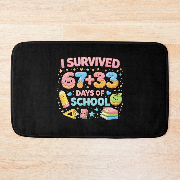 Item preview, I Survived 67 + 33 Days Of School Teacher Student Humor designed and sold by SofenArt.