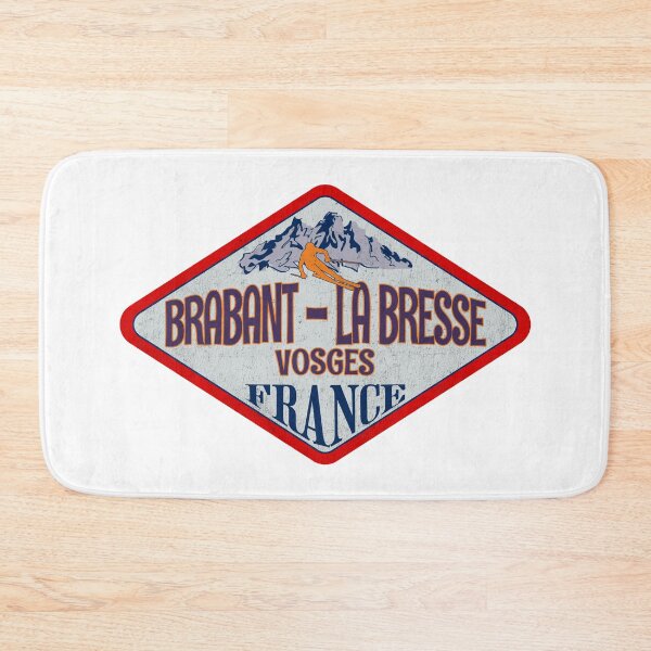 Item preview, Brabant – La Bresse, Vosges, France, Vintage skiing badge design designed and sold by Wanderful-roads.