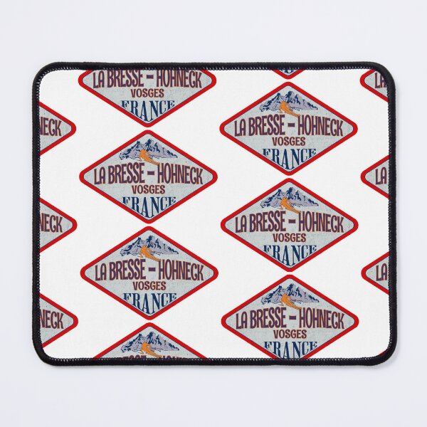Item preview, La Bresse – Hohneck, Vosges, France, Vintage skiing badge design designed and sold by Wanderful-roads.