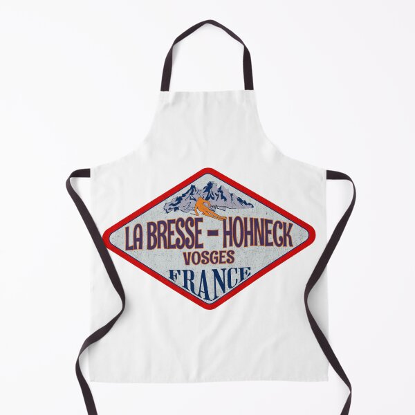 Item preview, La Bresse – Hohneck, Vosges, France, Vintage skiing badge design designed and sold by Wanderful-roads.