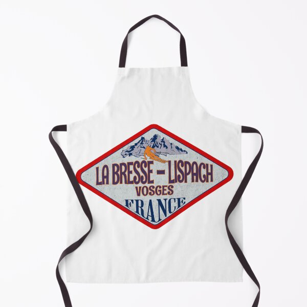 Item preview, La Bresse – Lispach, Vosges, France, Vintage skiing badge design designed and sold by Wanderful-roads.