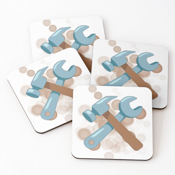 Item preview, Hammer and Wrench Illustration – Retro Tool Art designed and sold by iamKRUK.
