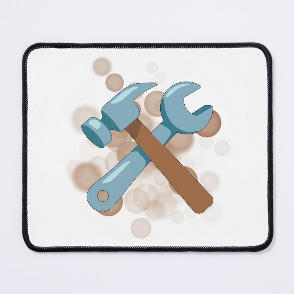 Item preview, Hammer and Wrench Illustration – Retro Tool Art designed and sold by iamKRUK.