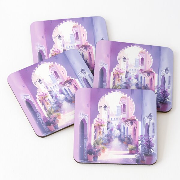 Item preview, Purple Moroccan Streets designed and sold by Visual Nomad Club.