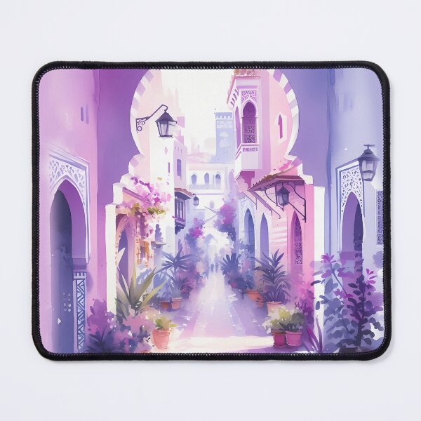 Item preview, Purple Moroccan Streets designed and sold by Visual Nomad Club.
