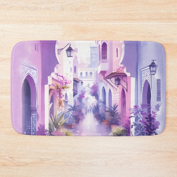 Item preview, Purple Moroccan Streets designed and sold by Visual Nomad Club.