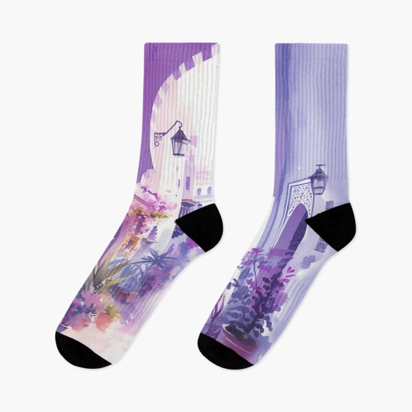 Item preview, Purple Moroccan Streets designed and sold by Visual Nomad Club.