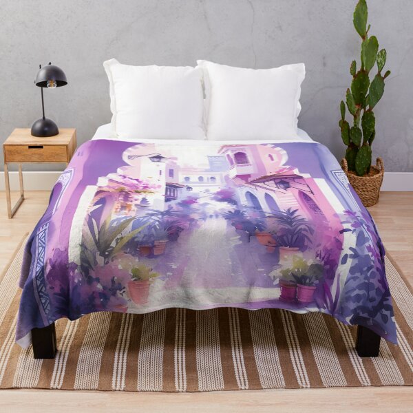 Item preview, Purple Moroccan Streets designed and sold by Visual Nomad Club.