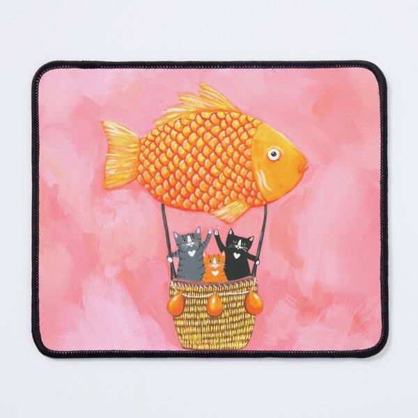 Item preview, A Whimsical Balloon Ride! designed and sold by KilkennyCat Art.
