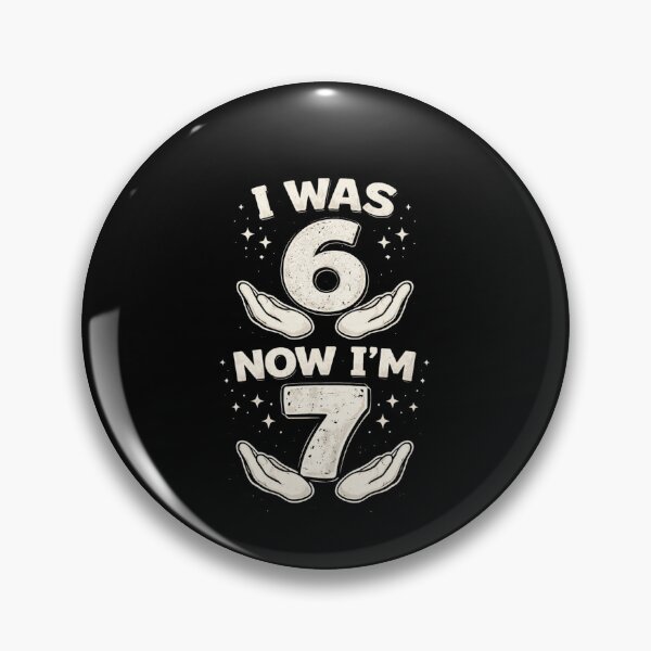 Item preview, I Was 6 Now I'm 7 Birthday Humor designed and sold by SofenArt.