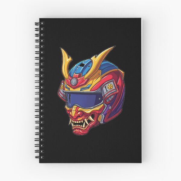 Item preview, Samurai Helmet Anime Biker | Retro Anime Motorcycle Sticker designed and sold by Relatable-Ramen.